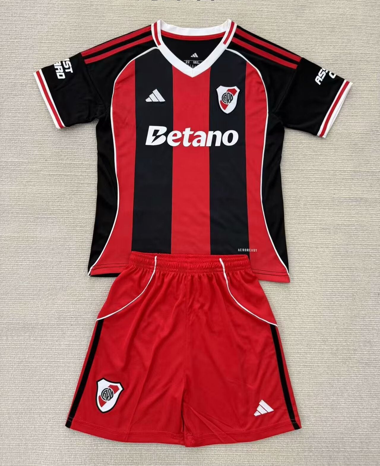 Kit Criança CA River Plate 2025-26 Alternativo CWC