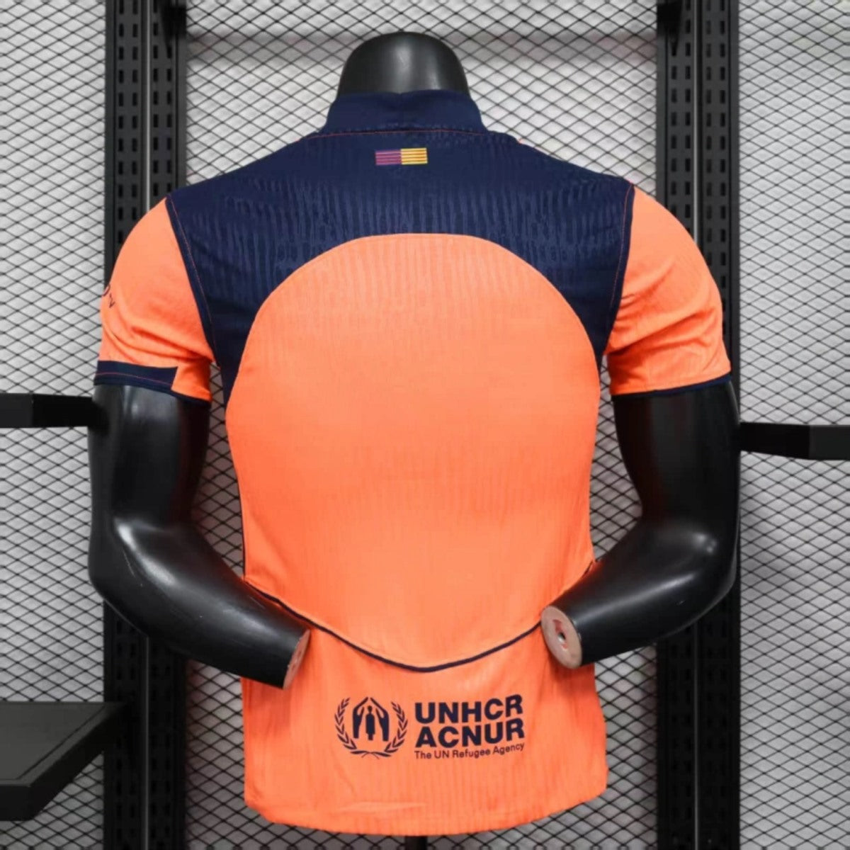 Camisola FC Barcelona 2025-26 Alternativa Laranja Versão Jogador