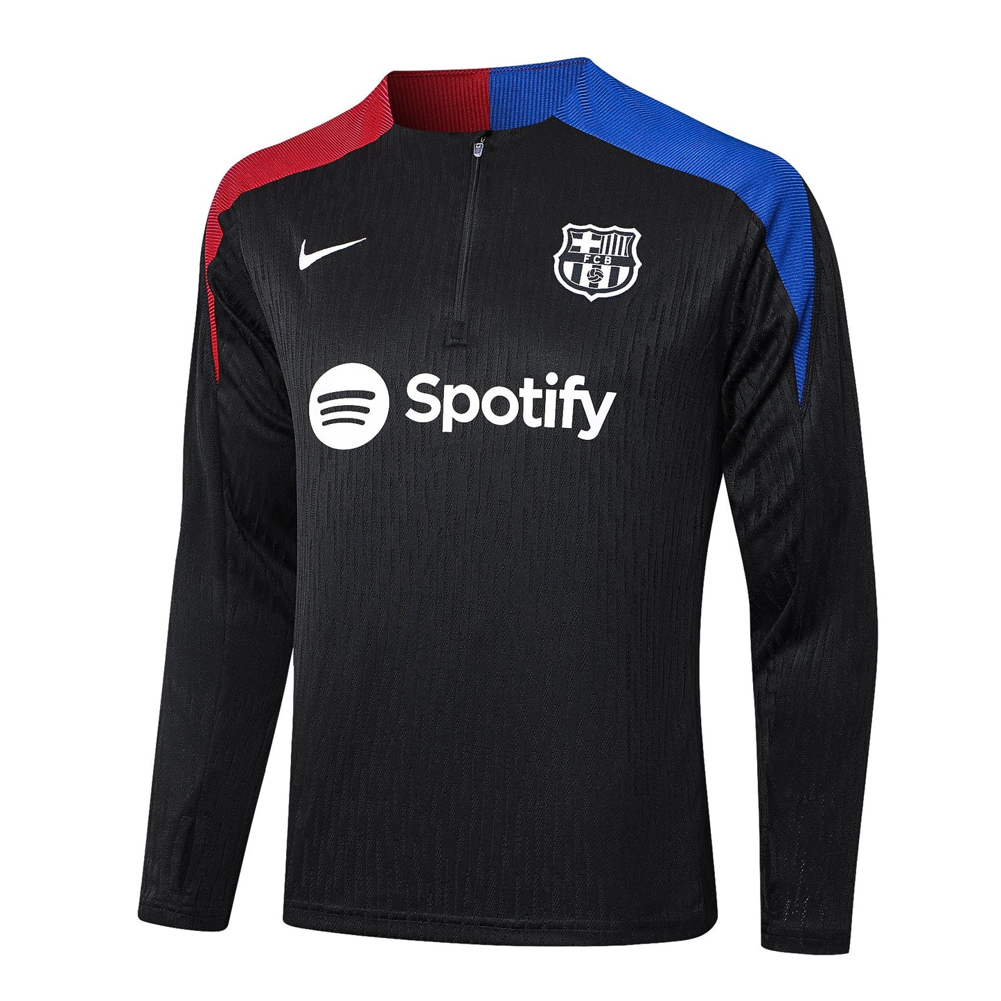 Fato de Treino FC Barcelona 2024-25 - Camisola com Fecho