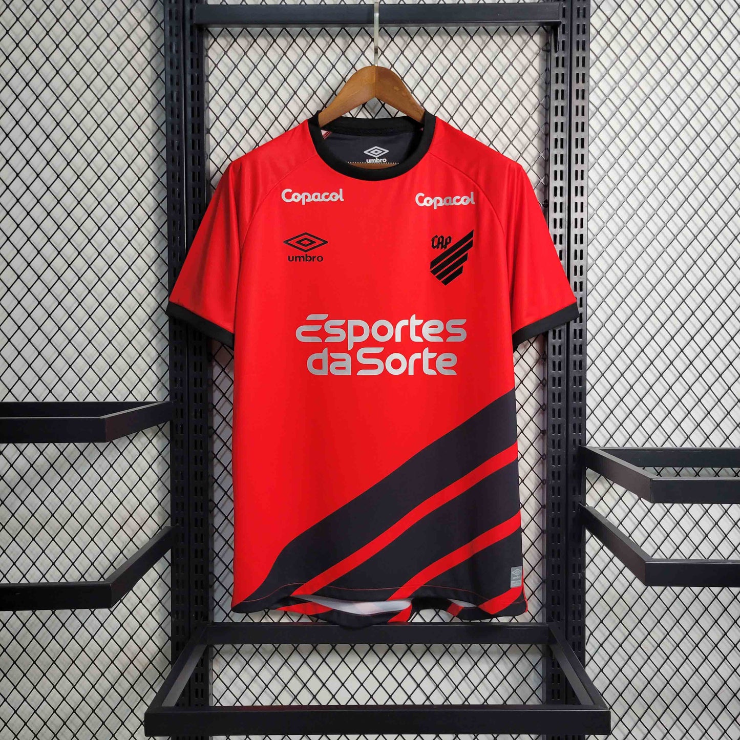 Camisola Club Athletico Paranaense 2023-24 Principal Todos Patrocinadores