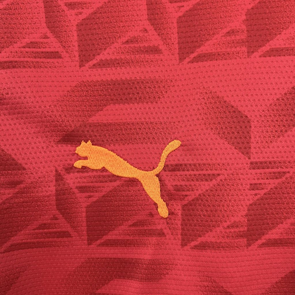 Camisola Valencia FC 2025-26 Alternativa Vermelha Versão Adepto