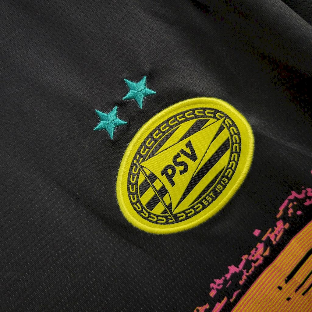 Camisola PSV Eindhoven 2024-25 Alternativa Preta Versão Adepto
