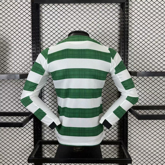Long Sleeve Celtic FC Jersey 2025-26 Home Player Version
