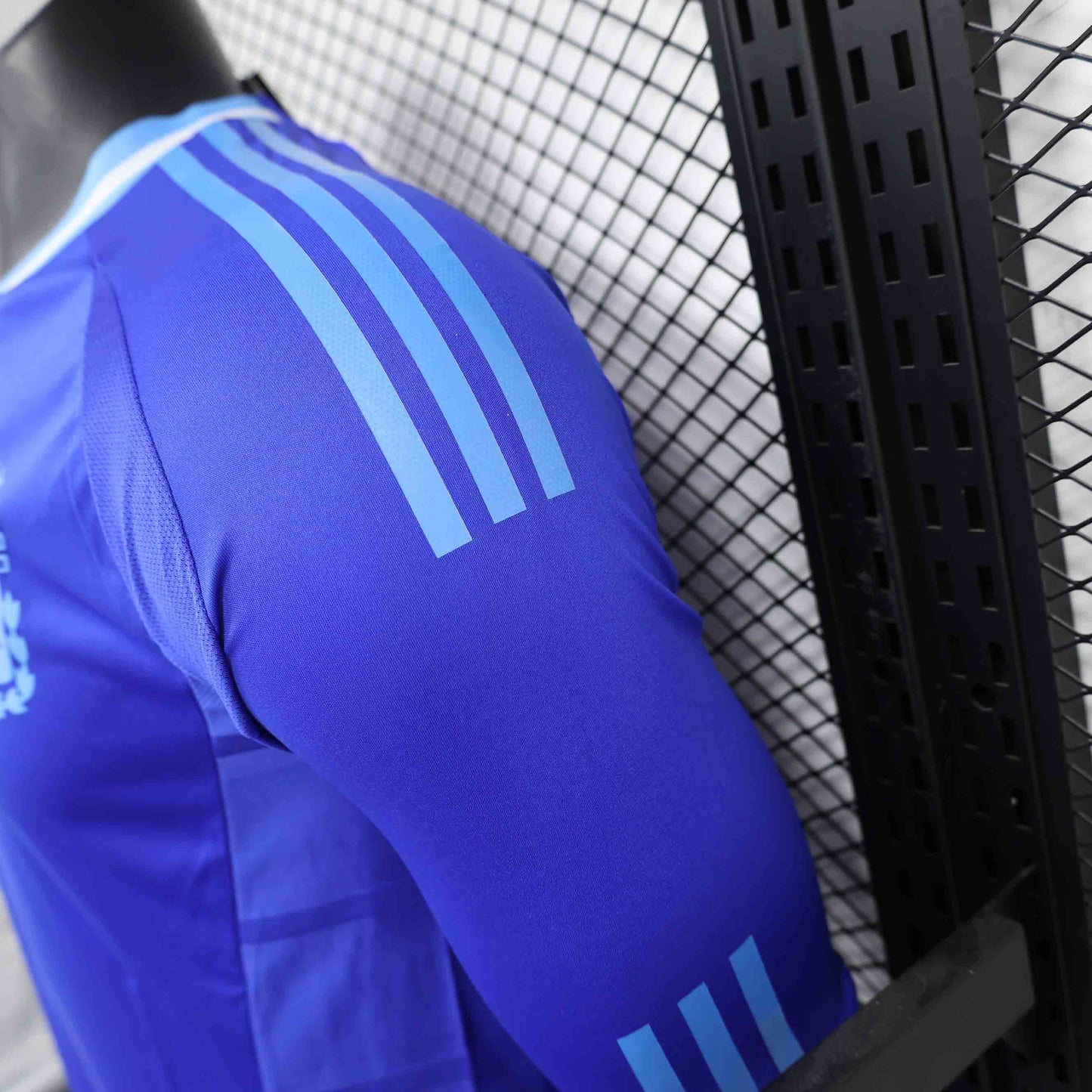 Camisola Manga Comprida Argentina 2024 Alternativa Azul Versão Jogador
