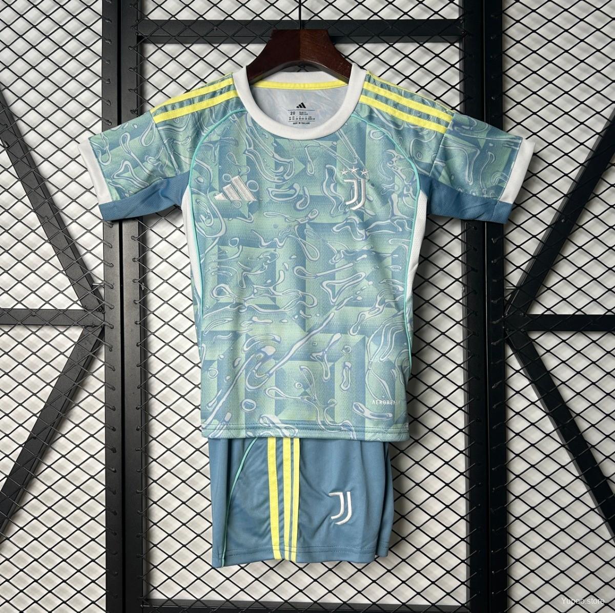 Kit Criança Juventus FC 2025-26 Alternativo