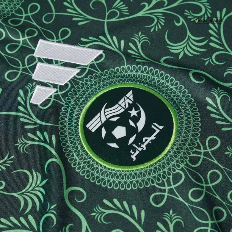 Camisola Argelia 2024 Alternativa Verde Versão Adepto