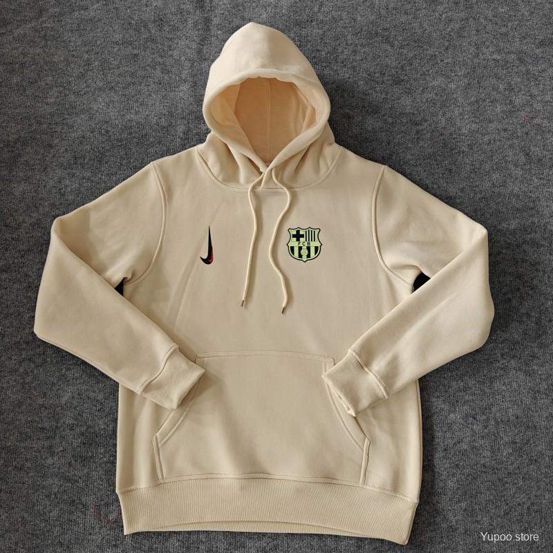 FC Barcelona 2024-25 Beige Sweatshirt