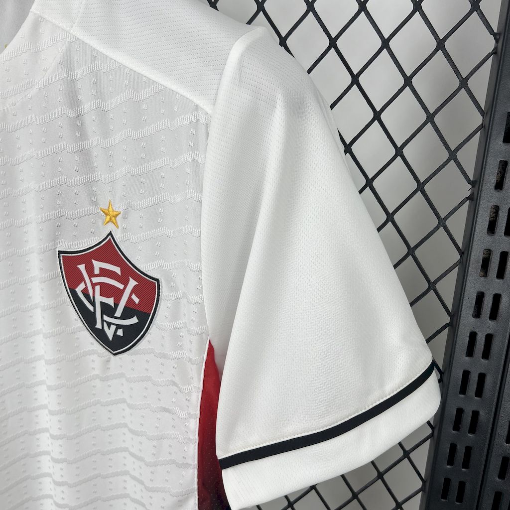 Camisola EC Vitoria 2025-26 Alternativa Branca Lisa Versão Adepto