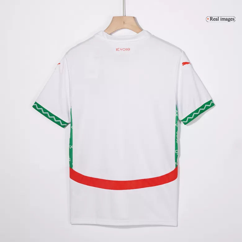 Camisola Marrocos 2025 Alternativa Branca Versão Adepto