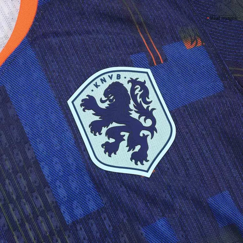 Camisola Paises Baixos 2024 Alternativa Azul Versão Adepto (Entrega Imediata)