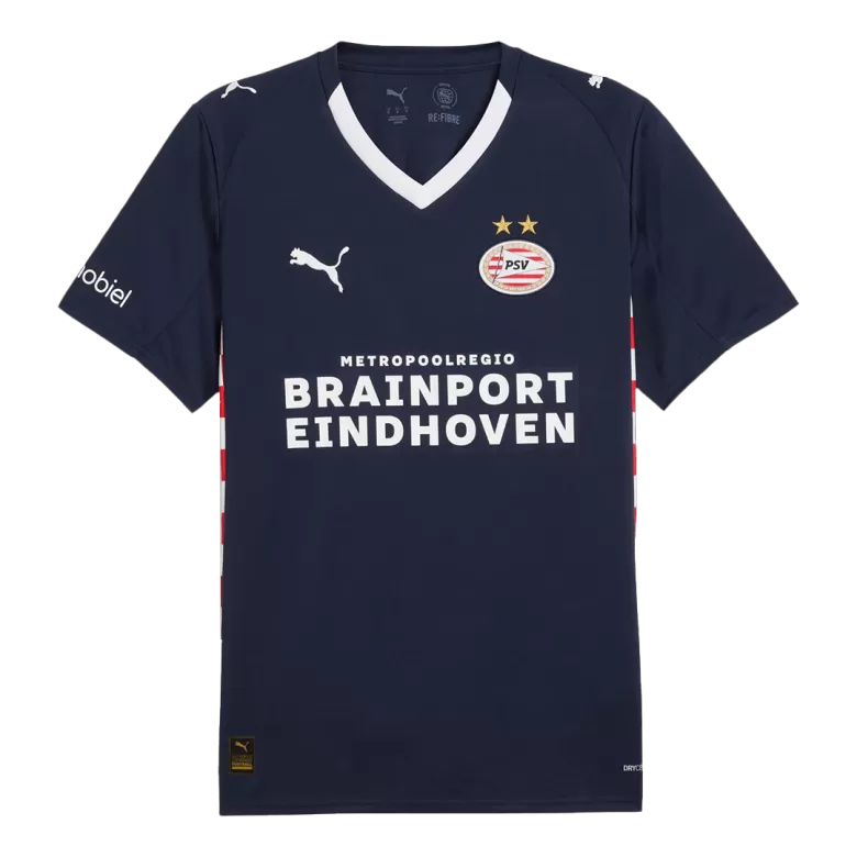 Camisola PSV Eindhoven 2025-26 Alternativa Azul Versão Adepto