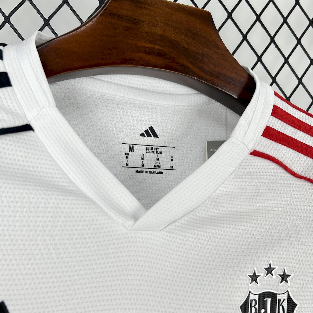 Camisola Besiktas JK 2025-26 Alternativa Branca Versão Adepto