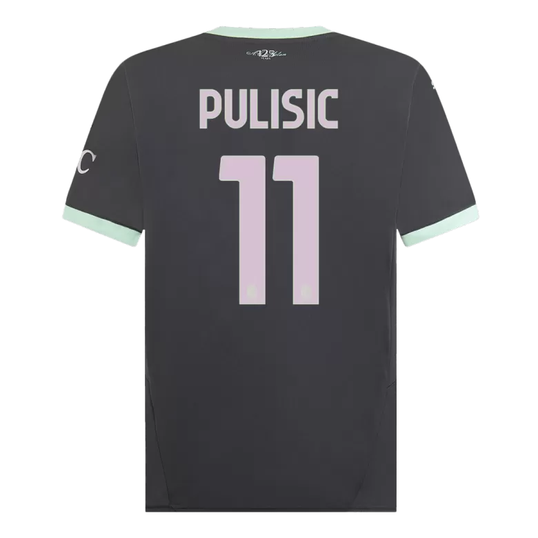 Camisola Ac Milan 2024-25 Alternativa Preta Versão Adepto PULISIC #11