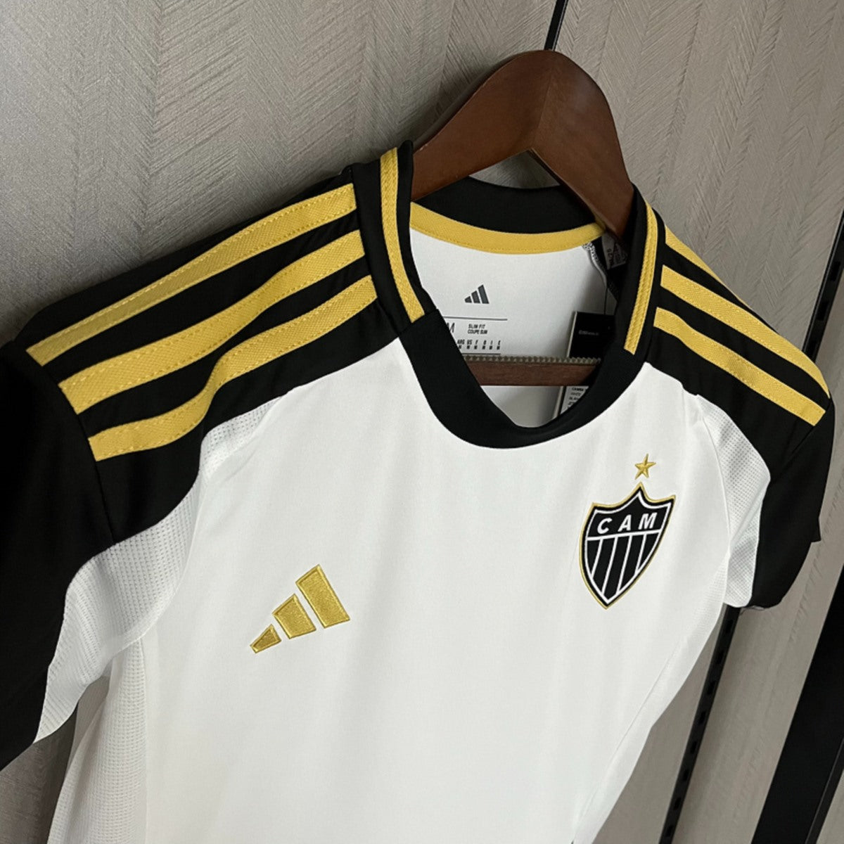 Camisola Atlético-MG 2025-26 Alternativa Branca Lisa Versão Mulher