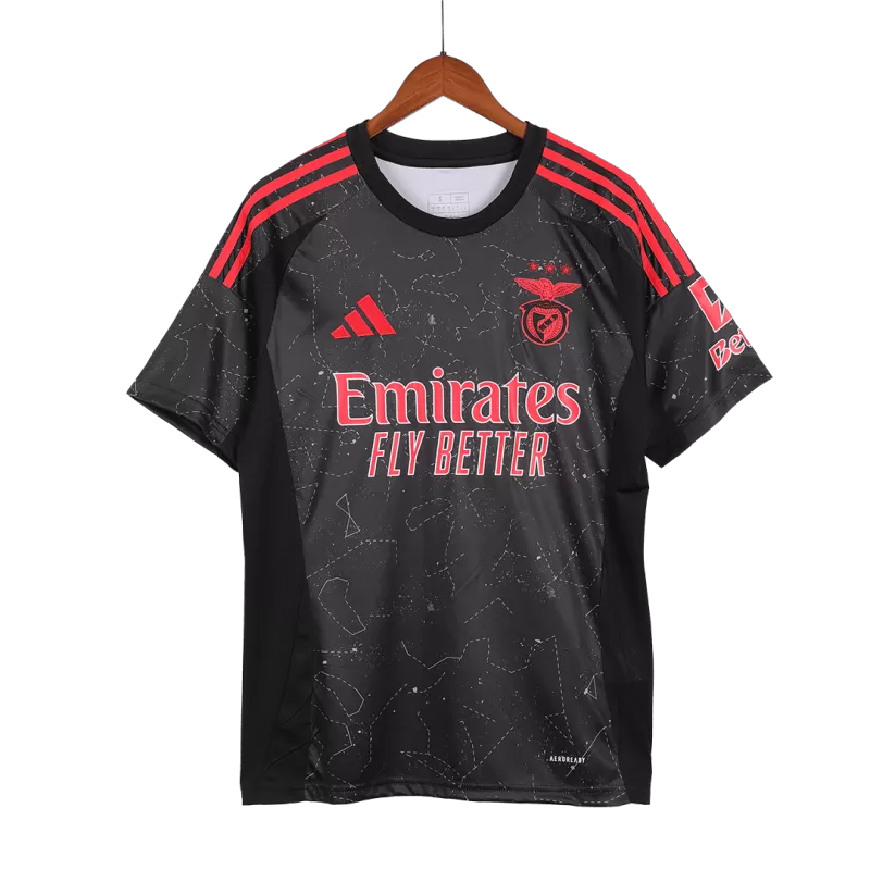 Camisola S.L.B. 2024-25 Alternativa Preta Versão Adepto (Entrega Imediata)
