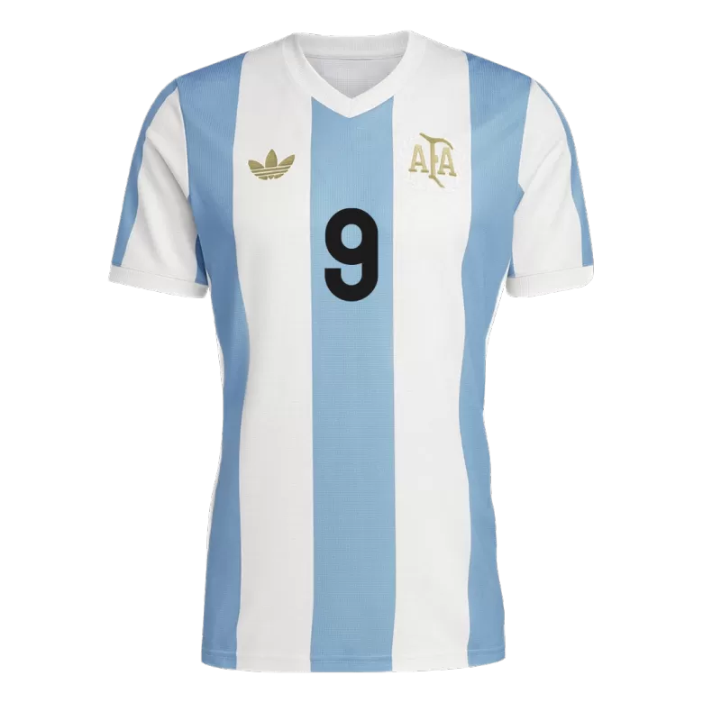 Camisola Argentina 2024 Edição Especial 50º Aniversário Versão Adepto J.ALVAREZ #9