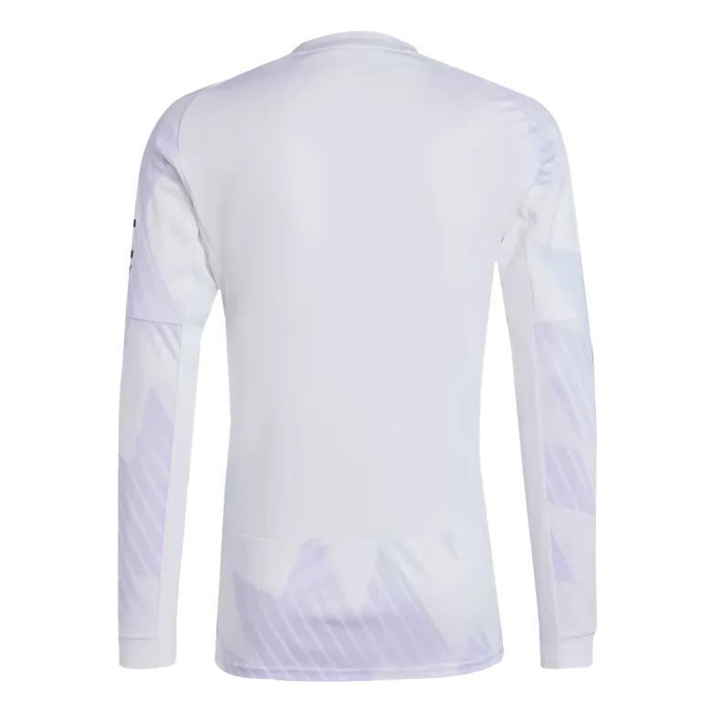 Camisola Manga Gomprida M-United 2025-26 Alternativa Branca Versão Adepto