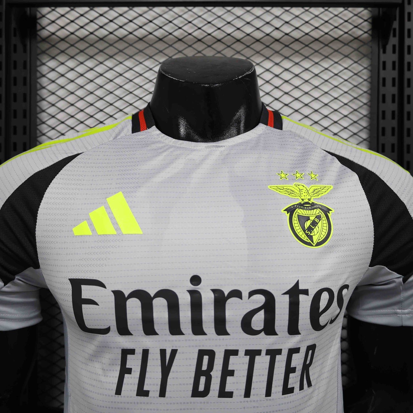 Camisola SLB 2024-25 Alternativa Cinzenta Versão Jogador