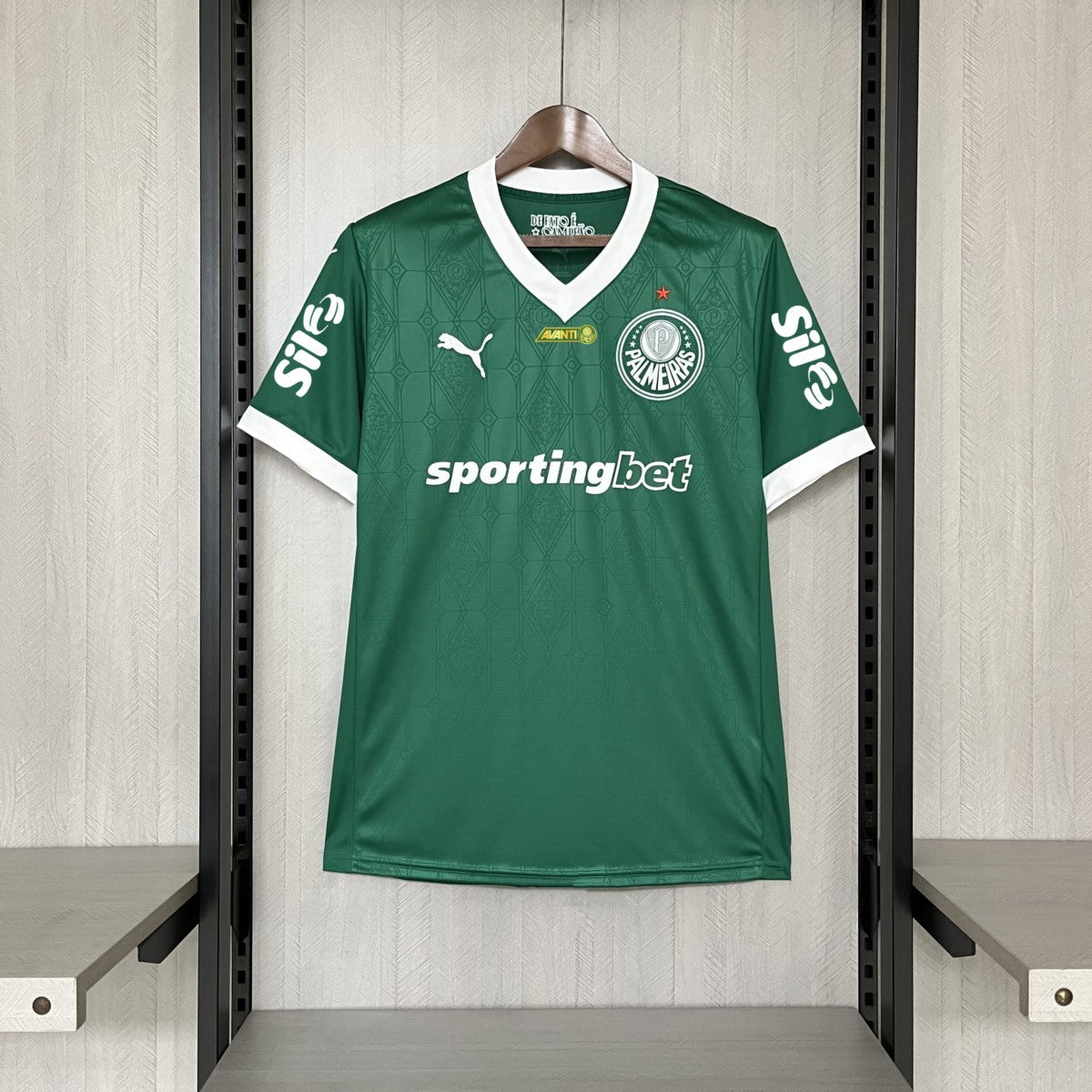 Camisola SE Palmeiras 2025-26 Principal Versão Adepto Todos Patrocinadores