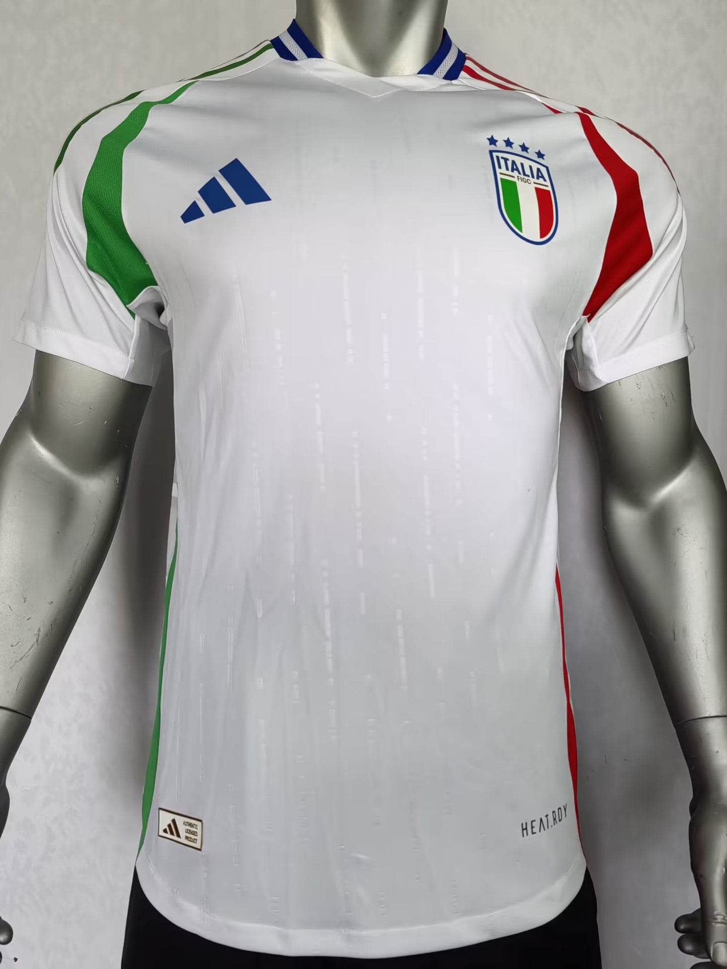 Camisola Italia 2024 Alternativa Branca Versão Jogador