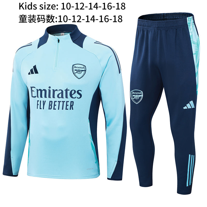 Arsenal 2024-25 Kids’ Training Suit – Zip-up Jacket