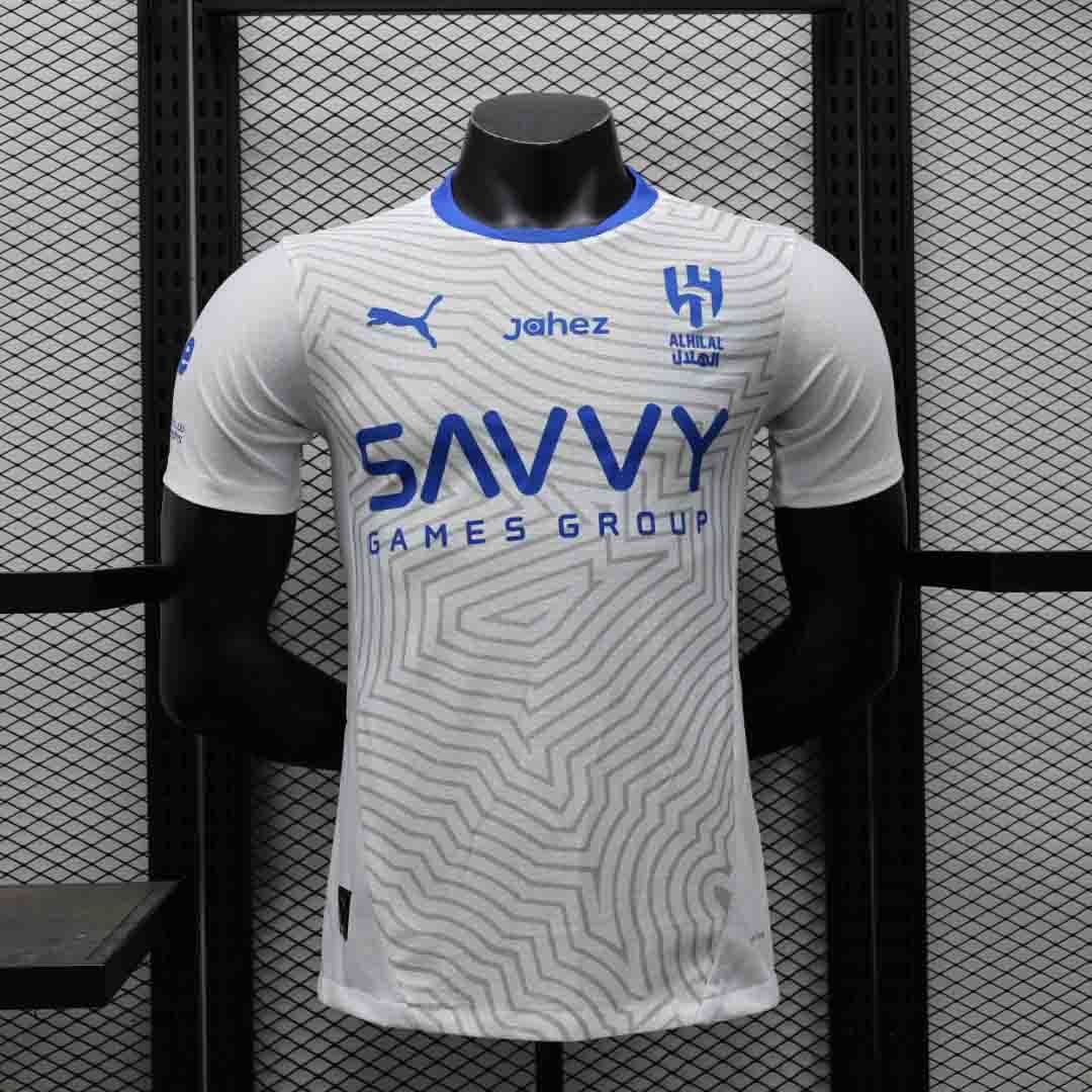 Camisola Al-Hilal SFC 2024-25 Alternativa Branca Versão Jogador