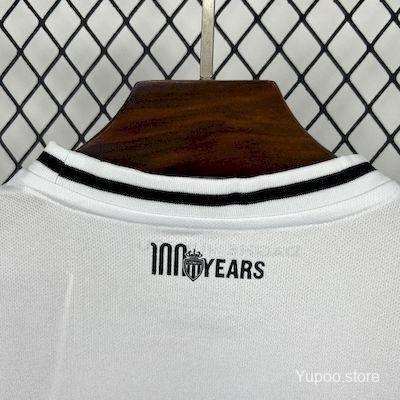 Camisola AS Monaco 2025-26 Alternativa Branca Versão Adepto
