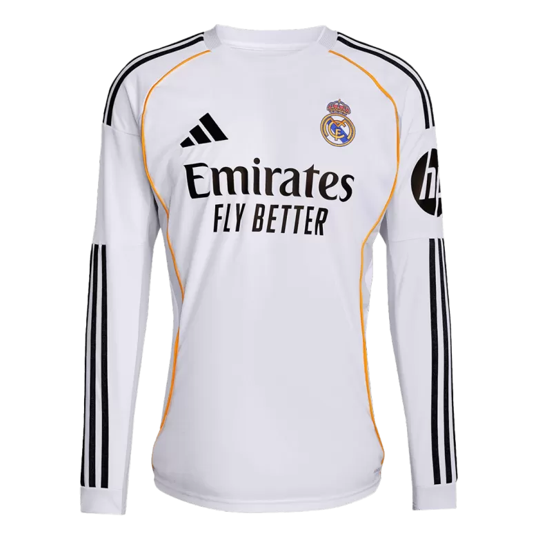 Camisola Manga Comprida Real Madrid CF 2025-26 Principal Versão Adepto