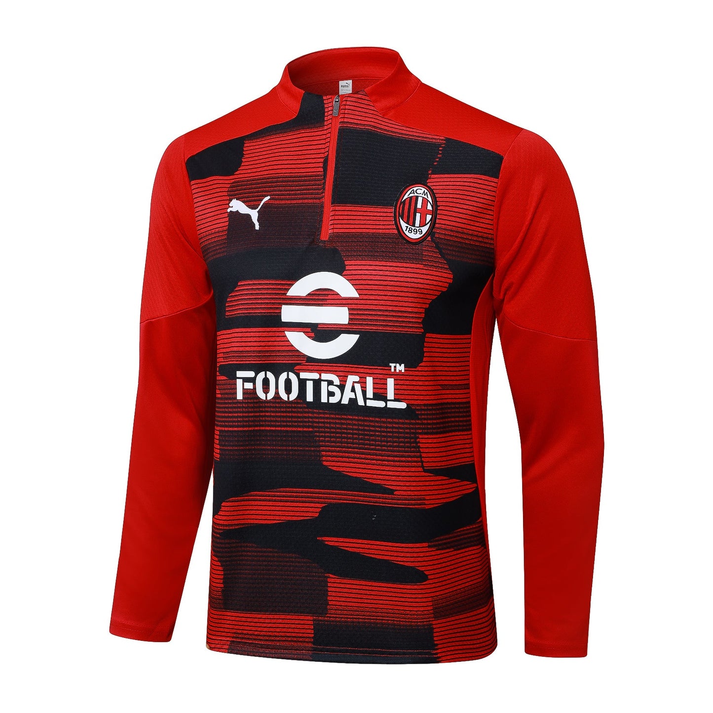 Fato de Treino AC Milan 2024-25 - Camisola com Fecho