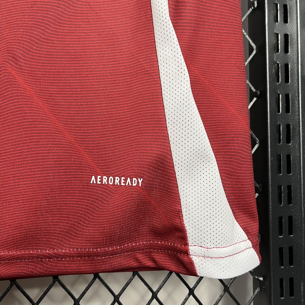 Camisola Atlético Albacete 2024-25 Alternativa Vermelha Versão Adepto