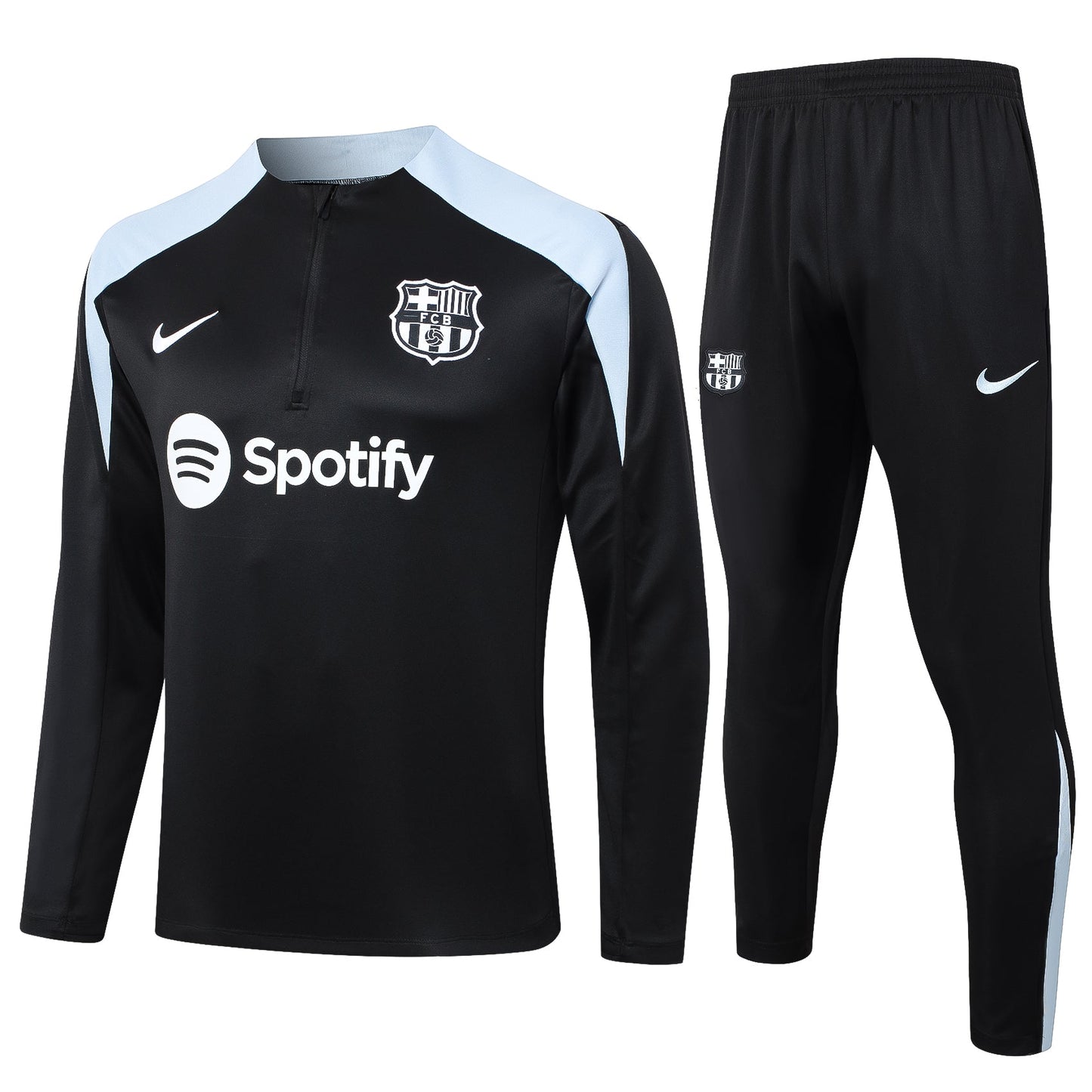 Fato de Treino FC Barcelona 2024-25 - Camisola com Fecho