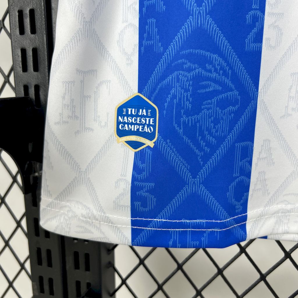 Camisola Avaí F.C. 2025-26 Principal Lisa Versão Adepto
