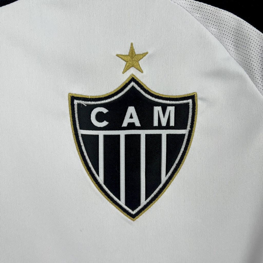 Camisola Atlético-MG 2025-26 Alternativa Branca Lisa Versão Adepto
