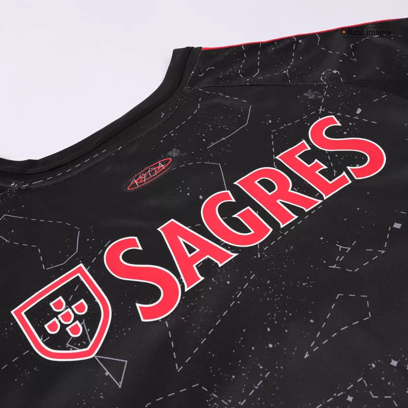 Camisola S.L.B. 2024-25 Alternativa Preta Versão Adepto (Entrega Imediata)