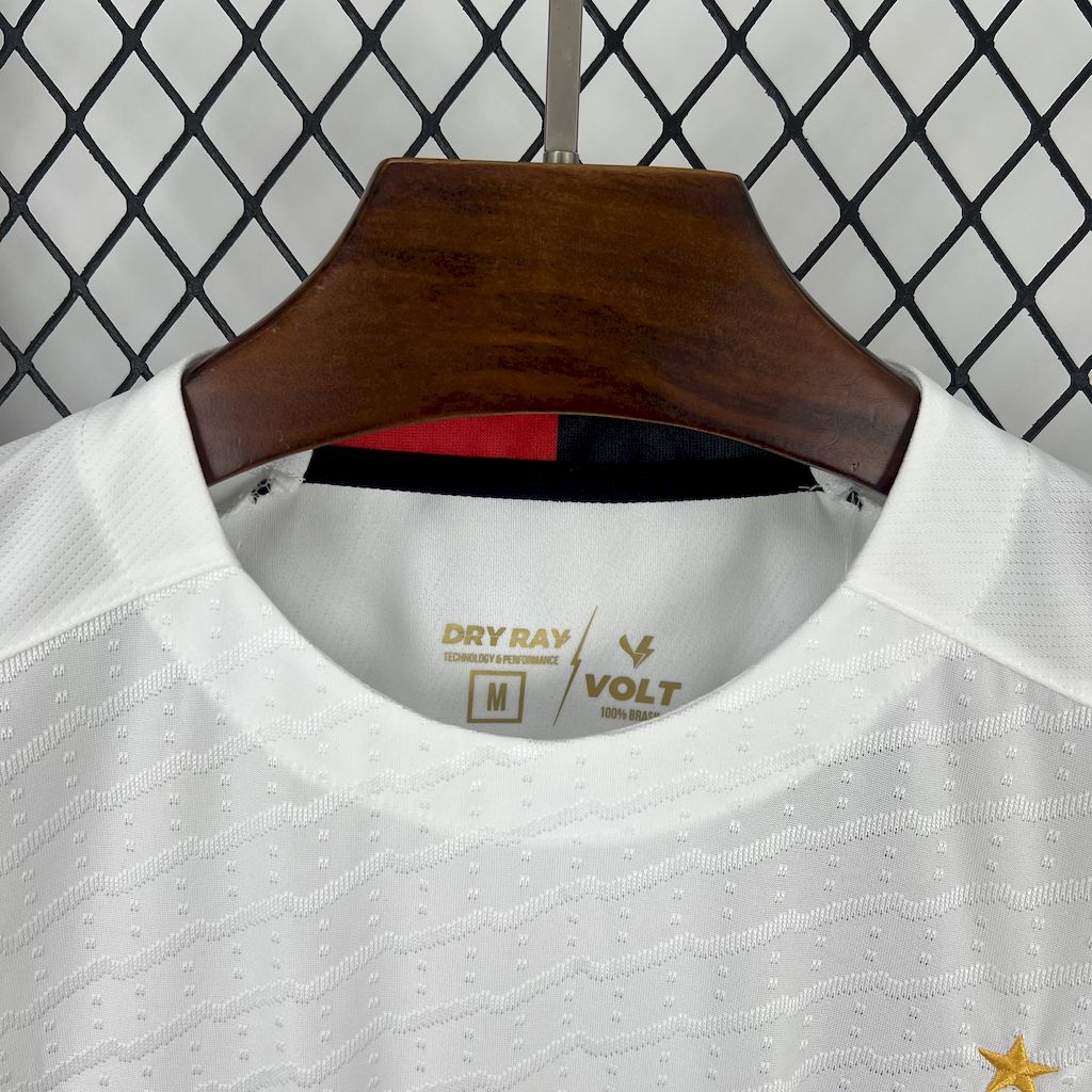 Camisola EC Vitoria 2025-26 Alternativa Branca Lisa Versão Adepto