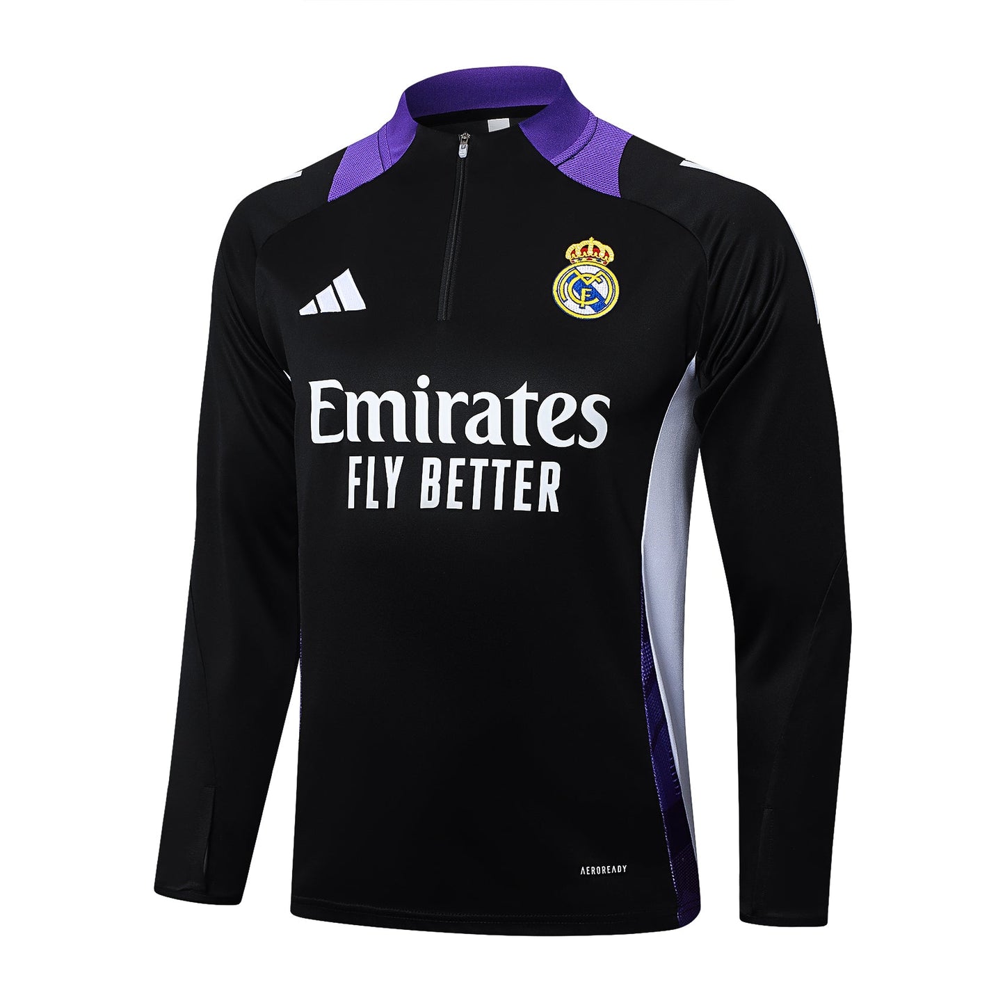Fato de Treino Real Madrid CF 2024-25 - Camisola com Fecho