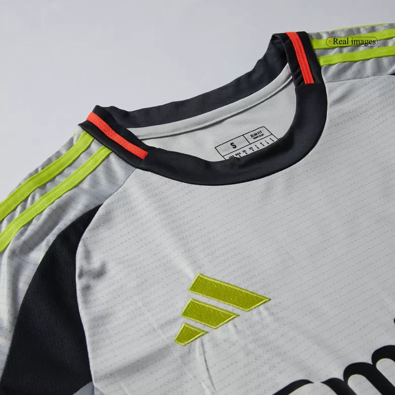 Camisola SLB 2024-25 Alternativa Cinzenta Versão Adepto