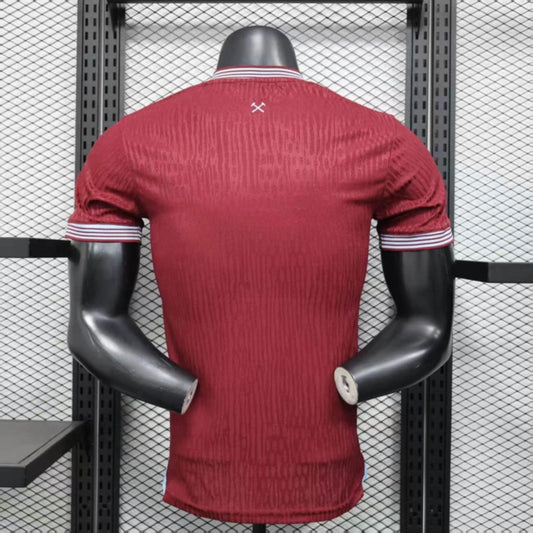 West Ham 2025-26 Home Player Version Jersey