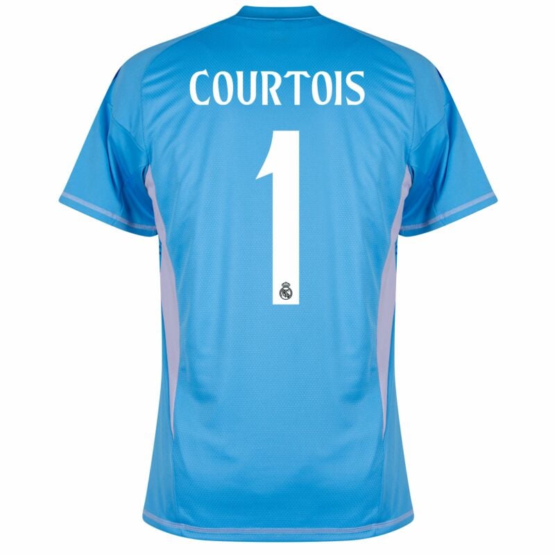 Camisola Real Madrid CF 2024-25 Guarda-Redes Versão Adepto COURTOIS #1