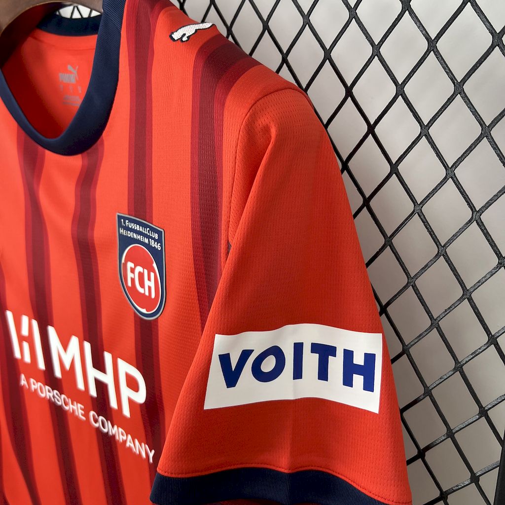 Camisola 1.FC Heidenheim 2025-26 Principal Versão Adepto