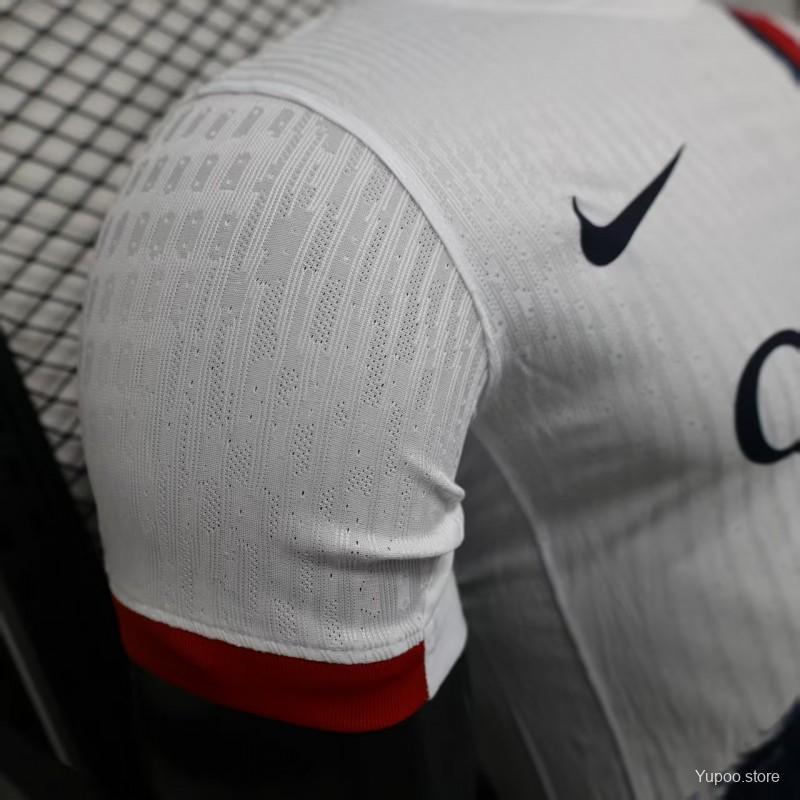 Camisola FC Paris Saint-Germain 2025-26 Alternativa Branca Versão Jogador