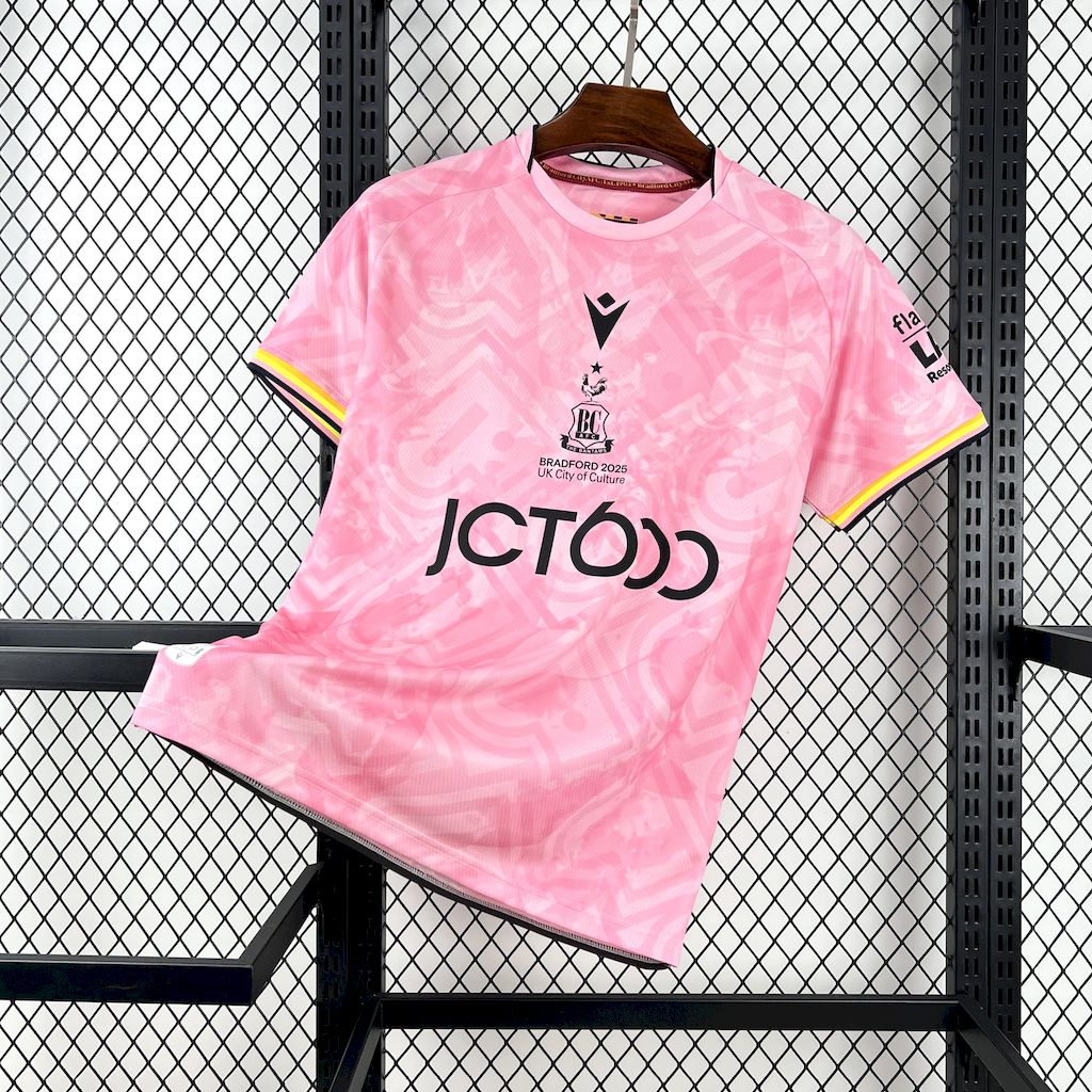 Camisola Bradford City AFC 2025-26 Principal Versão Adepto