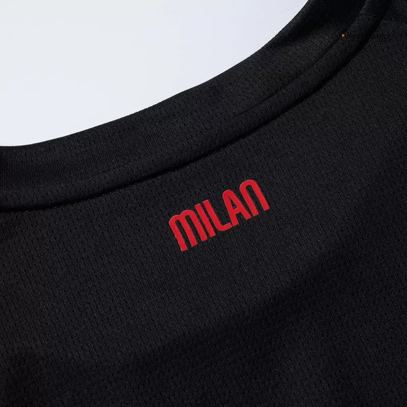 2025-26 AC Milan Long-Sleeve Home Fan Version MODRIC #14 Jersey
