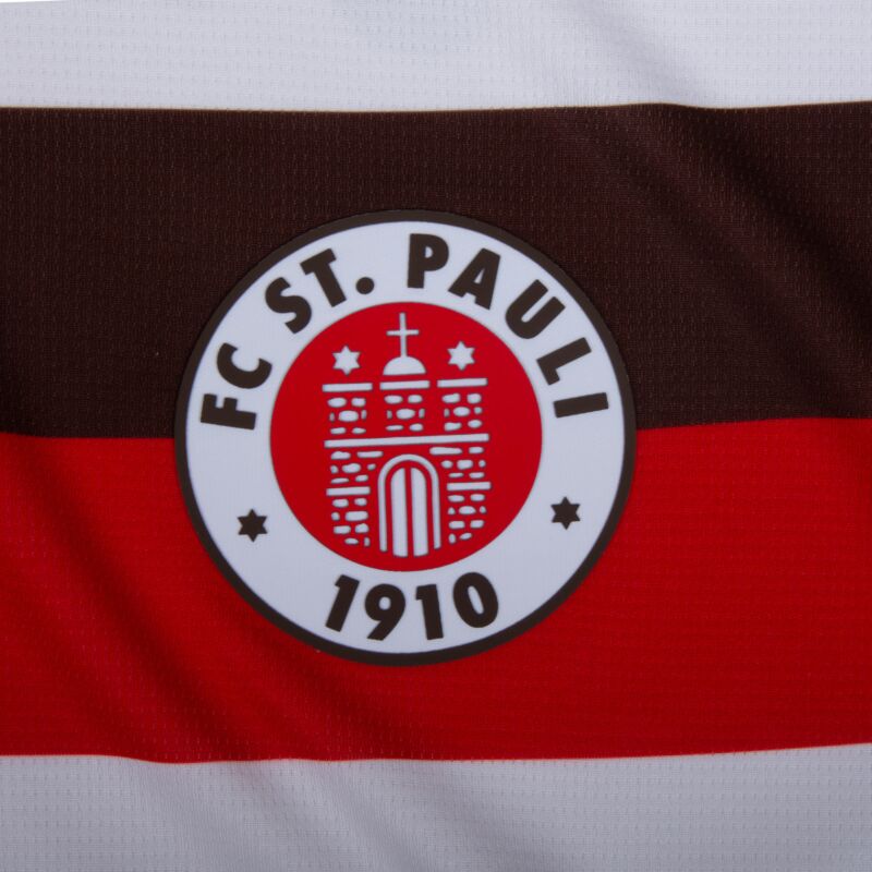 Camisola Manga Comprida FC St. Pauli 2025-26 Alternativa Branca Versão Adepto IRVINE #7