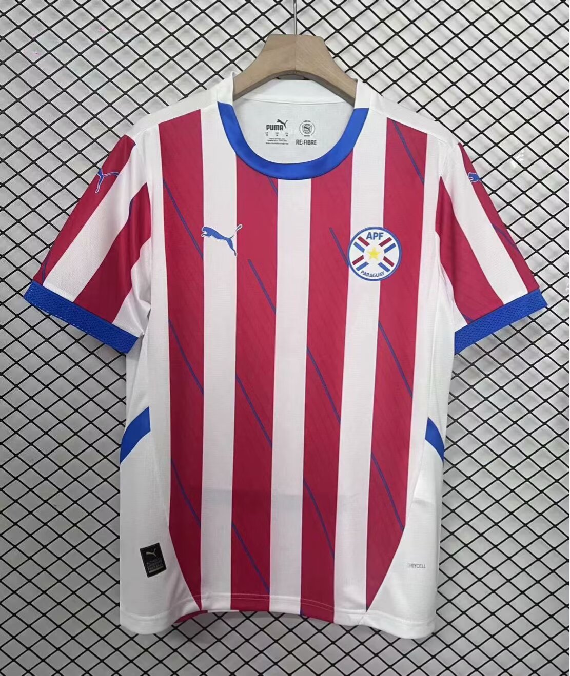 Camisola Paraguai 2025 Principal Versão Adepto