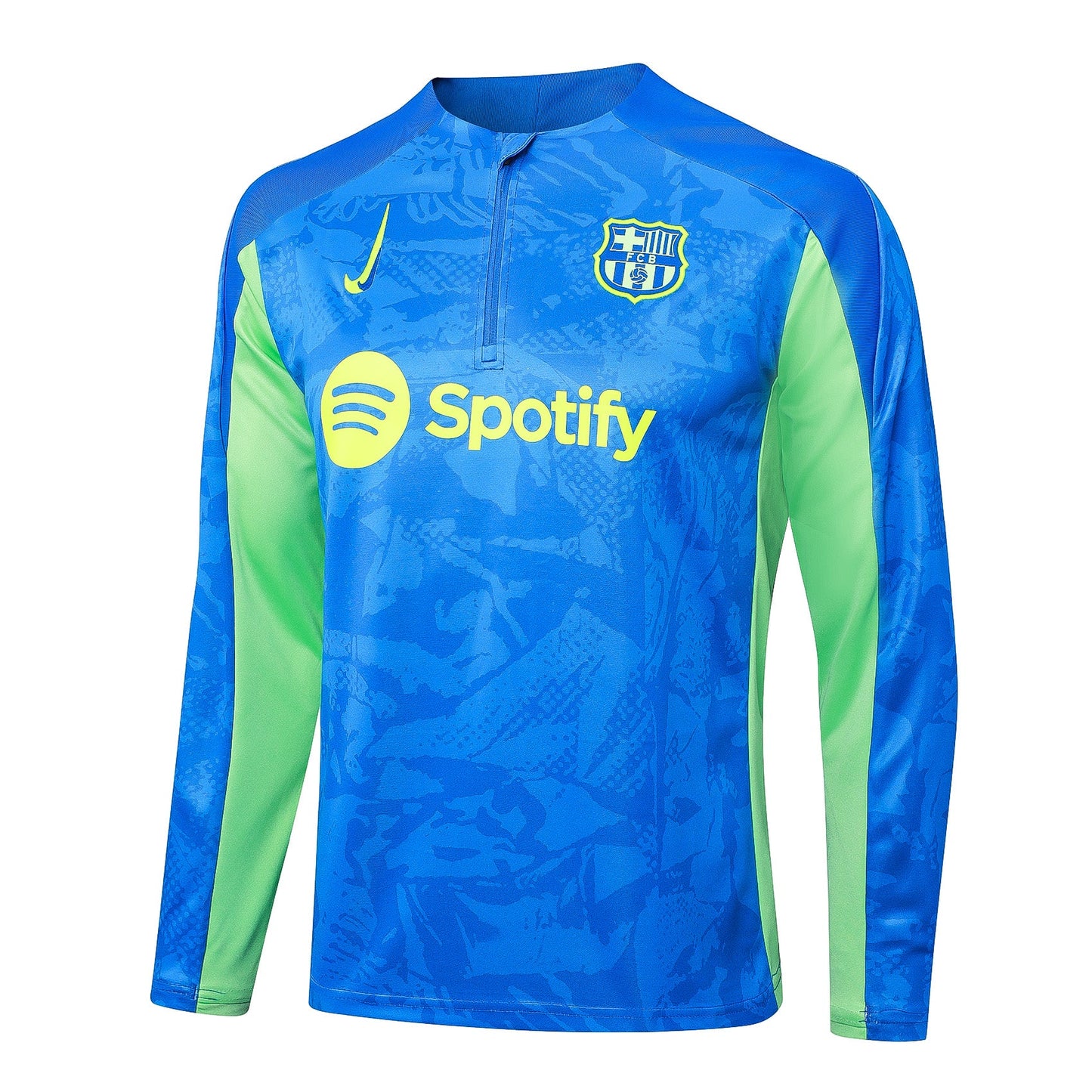 Fato de Treino FC Barcelona 2024-25 - Camisola com Fecho