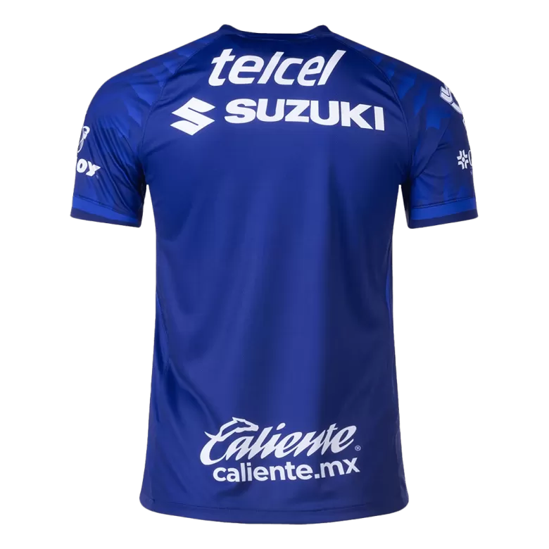 Camisola UNAM Pumas 2025-26 Alternativa Azul Versão Adepto