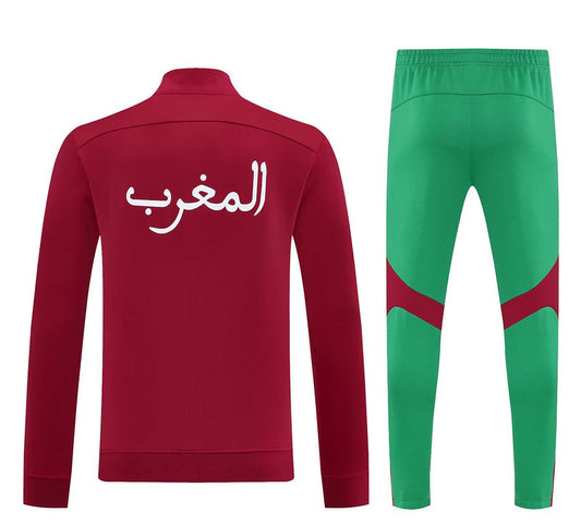 Morocco 2025-26 Tracksuit – Crewneck Jacket