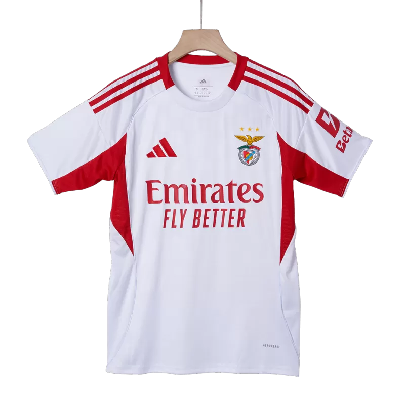 Camisola SLB 2025-26 Alternativa Branca Versão Adepto (Entrega Imediata)
