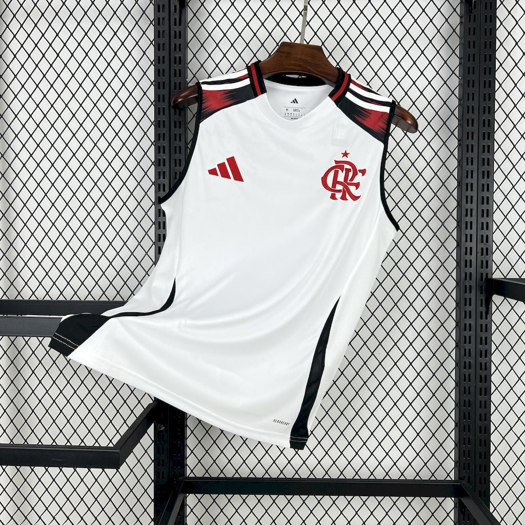 Manga Cava CR Flamengo 2025-26 Alternativa Branca
